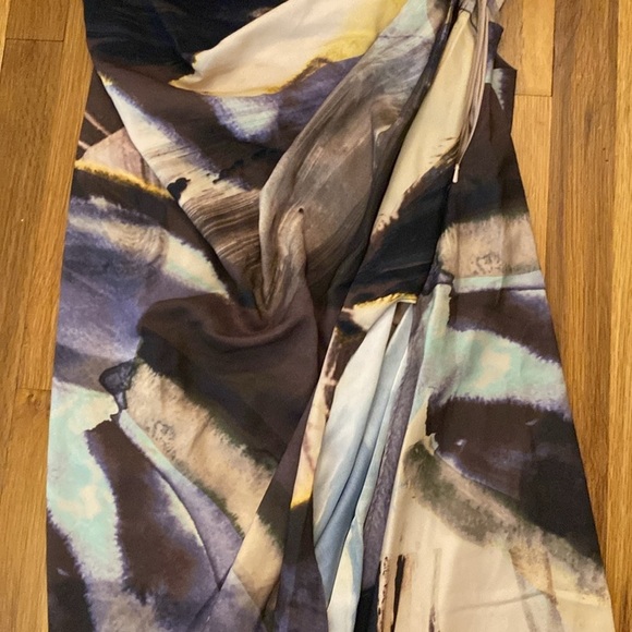 ASOS Women’s Multicolored Open Back Dress Size 8 - Picture 3 of 7